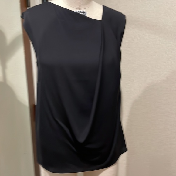 Halston Heritage Black Silk/Viscose Top size XS - Picture 2 of 9
